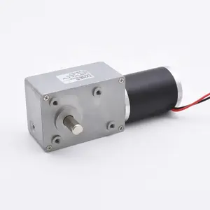 TYHE 微型 58*83 齿轮箱 12v <span class=keywords><strong>24v</strong></span> 高功率 60w 高扭矩 20nm 低速 100rpm 迷你有刷直流蜗轮电机，符合 CE Rohs 标准 - Product Image 1