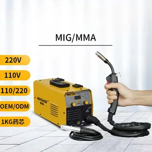 Mesin Las 2 In 1 Multifungsi, Mesin Las Inti Fluks Digital 110V 220V 120a Mig/