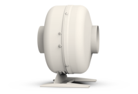 Ventilateur centrifuge de ventilation HVAC de forme circulaire de 100 mm, 320 m3/h, économie d'énergie, flexible, pour hôpital, école, ABS