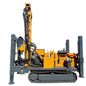 Foreuse rotative diesel 65 kW avec mobilité sur chenilles et moteur, profondeur maximale <span class=keywords><strong>de</strong></span> forage <span class=keywords><strong>de</strong></span> <span class=keywords><strong>puits</strong></span> d'eau <span class=keywords><strong>de</strong></span> 200 m - Product Image 1