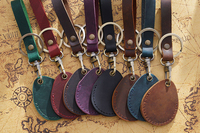 Ya138 cadeau personnalisé en cuir porte-clés ouvre porte porte-clés Mini étiquette pour porte ouverte