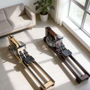 OEM Custom <b>Wooden</b> Water Rower Self Powered Water Resistance <b>Rowing</b> <b>Machine</b> For Home Apartment And Small Commercial Gym Fitness - Product Image 4