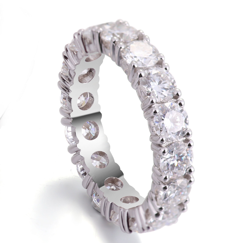 แหวนวงทองคำขาว 10k