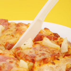 Juego de cubiertos de plástico, Set de cuchara y tenedor desechables, de almidón de maíz, respetuosos con el medio ambiente - Product Image 2