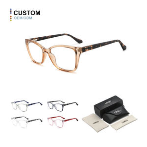 TR90メガネフレーム女性キャットアイファッションCPテンプルブルーライトブロッキング遠近両用眼鏡 - Product Image 1