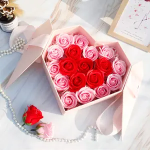 Contenitore di regalo variopinto Filler Candy heart Box forniture per imballaggio regalo decorazioni per feste di compleanno scatola di fiori per matrimoni