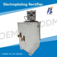 Redresseur 15V 1500A 3 phases 220VAC avec minuterie et compteur d'ampères-heures
