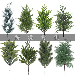 Branche <span class=keywords><strong>de</strong></span> pin artificielle avec des aiguilles réalistes, décoration <span class=keywords><strong>de</strong></span> plantes vertes <span class=keywords><strong>de</strong></span> Noël pour la maison, arbre <span class=keywords><strong>de</strong></span> Noël, guirlande, arrangement - Product Image 6