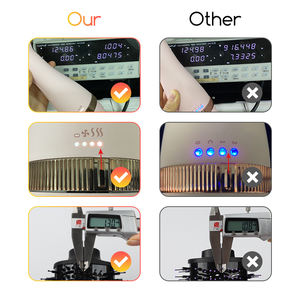 加熱ブラシと熱風カールコームサロンを備えた新しいプロフェッショナル電気ヘアドライヤーは、スタイリングツールプラスチックハンドルを使用します - Product Image 4