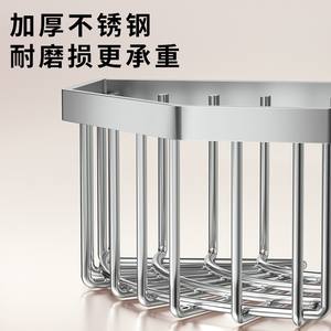 ชั้นวางของติดผนังสแตนเลสทรงสี่เหลี่ยมขนาด M สำหรับระบายน้ำ แห้งเร็ว ใช้ในครัว - Product Image 4