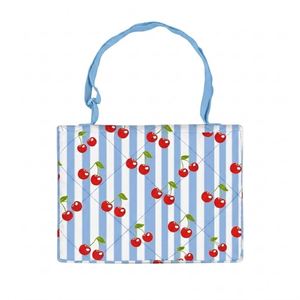 Cherry Print Picnic Sand Waterproof <b>Foldable</b> Quilted Outdoor Mat With Carry <b>Bag</b> Family <b>Beach</b> Park Blanket - Product Image 2