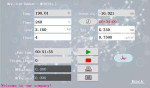 Équipement de test des matériaux plastiques à écran tactile ISO 1133 <span class=keywords><strong>MFR</strong></span> MVR MFI - Product Image 3