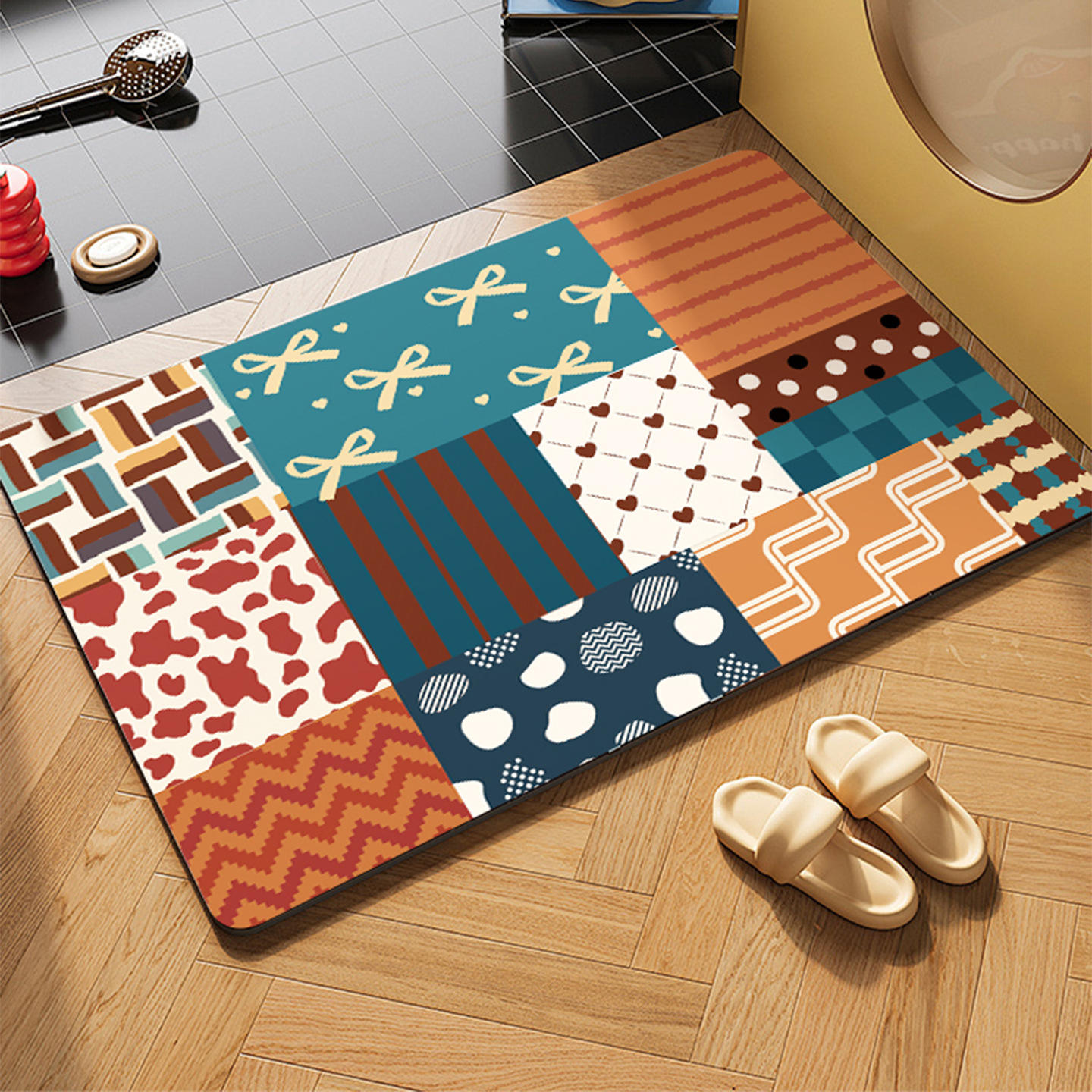 คาราเมลโกโก้ - สี่เหลี่ยม