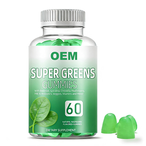 <span class=keywords><strong>Caramelle</strong></span> Gommose Vitaminiche Super Greens a Marchio Privato per Adulti - Integratore Quotidiano <span class=keywords><strong>di</strong></span> Verdure - Product Image 1