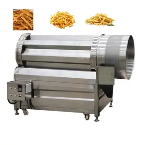 Frieten Aroma Machine Gebakken Voedsel Aardappel Chip Snacks Automatische Kruiden Machine