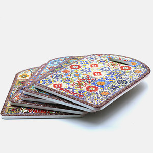 Napperons <span class=keywords><strong>de</strong></span> table à motif <span class=keywords><strong>de</strong></span> carreaux bohèmes <span class=keywords><strong>de</strong></span> Valence, <span class=keywords><strong>tapis</strong></span> <span class=keywords><strong>de</strong></span> <span class=keywords><strong>cuisine</strong></span> antidérapants, sous-plats décoratifs <span class=keywords><strong>de</strong></span> style ethnique espagnol - Product Image 3