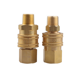 Khớp nối thủy lực bằng đồng thau hoặc SS304 dòng chảy cao khớp nối nhanh chóng áp lực thấp thủy lực khớp nối nhanh chóng kết nối nhanh chóng - Product Image 2