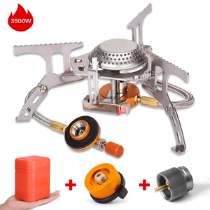 Mini cuisinière à <span class=keywords><strong>gaz</strong></span> portable à double usage Brûleur automatique de cuisson en plein air <span class=keywords><strong>Camping</strong></span> Voyage Kérosène <span class=keywords><strong>Propane</strong></span> Cassette de cuisine - Product Image 1