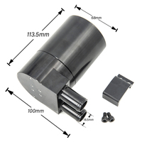 Réservoir d'huile de billette peut réservoir conteneur d'huile universel en aluminium déconcerté pour BMW N20 / N26