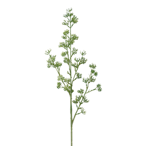Flores Artificiales de Plástico Estilo Pastoral con Bayas de Mijo - Bajo Mantenimiento, Duraderas, Atractivas Visualmente, Decoración Suave para Sala de Estar - Product Image 6