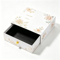 Boîte d'emballage de luxe personnalisée en papier pour bijoux, coffret cadeau pour montre avec tiroir, avec votre propre logo, marquage à chaud, gaufrage, insert UV