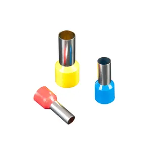 High Quality Nylon Insulated Cord End Terminal Copper Tin Nylon Cables Pre-insulating Cord End Copper Tube Terminal