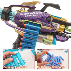 Pistola de juguete Sniper Machine Vector Fidget Gatling Gun, pistola de bloques de plástico ABS, pistola electrónica de bolas de pintura para adultos - Product Image 6