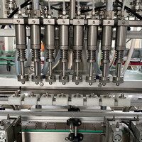 Machine de remplissage automatique à débordement pour aliments, produits de soins quotidiens, suppléments de santé, produits chimiques, liquides moussants, remplisseuse, boucheuse et étiqueteuse de bouteilles
