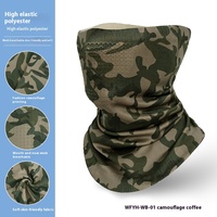 Vente chaude Camouflage maille écharpe cache-cou noir bandeau Bandana vélo moto équitation cyclisme