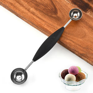 Proveedor de China de 20 años, herramientas de cocina WALLAND, melón negro Baller con cuchara de dos lados - Product Image 2