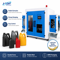 Machine de moulage par extrusion-soufflage robuste pour la fabrication de bouteilles d'huile lubrifiante en HDPE pour bandes de protection, ligne de production d'emballages automobiles