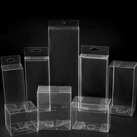Emballage personnalisé en PET PVC, boîte en plastique transparente pour le thé, boîte d'emballage pour boissons solides, boîte pliable en PVC transparente