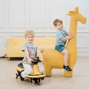 新款2024批发骑乘摇摆车儿童360度旋转闪光轮婴儿玩具儿童扭转车