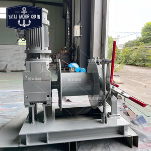 รอกโซ่ไฟฟ้ายี่ห้อ Yatai สำหรับเรือ แบบโซ่ ใช้ไฟ AC 380V วัสดุเหล็ก ได้รับการรับรองมาตรฐาน CCS BV ติดตั้งแบบ Bolt-On - Product Image 1