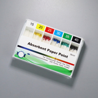 Points de papier endodontiques de haute qualité 02 04 06 pour le traitement des canaux radiculaires, points de papier absorbants dentaires