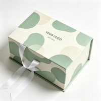 Boîte-cadeau de luxe personnalisée avec logo de marque, parfum, bougie, ruban, boîte rigide magnétique pour emballages de soins de la peau et de cosmétiques
