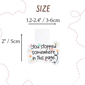 Tùy chỉnh gấp Bookmark từ tính với đầy đủ màu sắc in ấn mô hình cutespooky theo mùa Bookmark văn phòng phẩm logoprinting Bookmark - Product Image 4