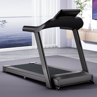 Tapis roulant électrique pliable avec écran LED, moteur 2,0 HP, inclinaison, gain de place, absorption des chocs, réglage de la vitesse, programme d'exercices, pour la maison