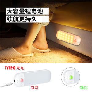 Luz Nocturna LED Inteligente Rectangular, Recargable por USB, con Sensor de Control, Montaje Magnético, Lámpara de Pared Interior para Armario, 3 Modos de Color - Product Image 4