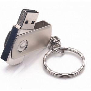 Clé USB 2.0 rotative en métal |   Clé USB pivotante 32 Go avec |   Stockage USB en métal durable - Product Image 4