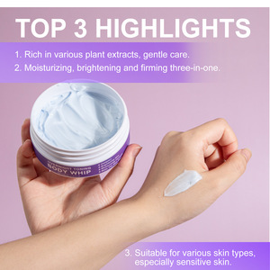 Crème et <span class=keywords><strong>fouet</strong></span> corporels tonifiants OEM en gros 100ml – Hydratation intense et éclaircissement de la peau pour la nuit – Emballage neutre - Product Image 2