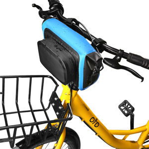 Sac de <span class=keywords><strong>vélo</strong></span> portable en PVC imperméable, grande capacité, durable |   Sacoche de <span class=keywords><strong>vélo</strong></span> pour tube supérieur, guidon ou porte-sac avant - Product Image 4