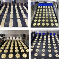 Machine automatique de dépose de biscuits avec différentes formes, machine à fabriquer des biscuits multi-saveurs