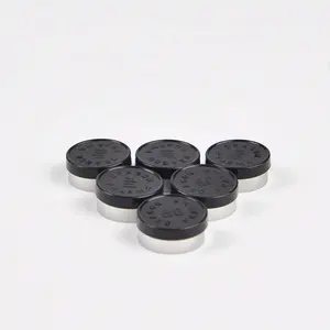 Custom embossed debossed logo glass vial cap off flip cover pharma 13mm 20mm aluminum plastic cap