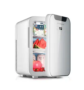 Mini Refrigerator 20L Coffee Machine Mate Small Milk Fridge Dormitory Cute Cooler Box for Milk Cooler Coffee Wine Drinks