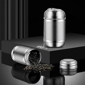 Infuseur à thé en acier inoxydable de qualité supérieure avec couvercle-Filtre à mailles extra fines pour thé, café et épices, étanche et facile à nettoyer - Product Image 1