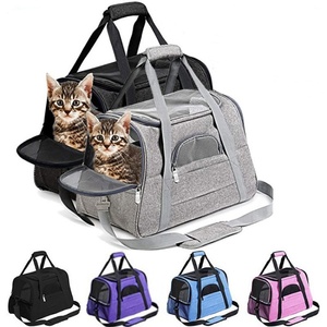 <span class=keywords><strong>Carrier</strong></span> túi xách phù hợp cho mèo con chó nhỏ thoáng khí vật nuôi vai Sling túi đi du lịch tàu sân bay Túi Gấp vật nuôi tàu sân bay - Product Image 2