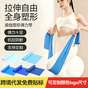 สายยางยืดออกกำลังกาย Zhongxin TPE สีฟ้าอ่อน อเนกประสงค์ สำหรับฟิตเนสที่บ้าน โยคะ กระชับสะโพก พกพาสะดวก - Product Image 3