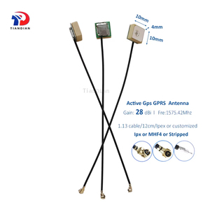 Kích thước nhỏ 10x10x4mm linh hoạt vá nội bộ mhf4 ufl BD <span class=keywords><strong>GPS</strong></span> gnss ăng ten gốm - Product Image 2