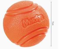 Eisenka – balle solide en caoutchouc thermoplastique pour chien, élastique, résistante aux morsures, jouet de lancer en corde pour l'extérieur, entraînement de récupération MJ119